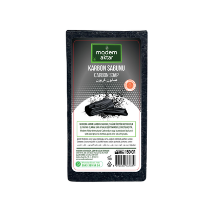 AKTİF KARBON EL YAPIMI SABUN 150 GR - 1