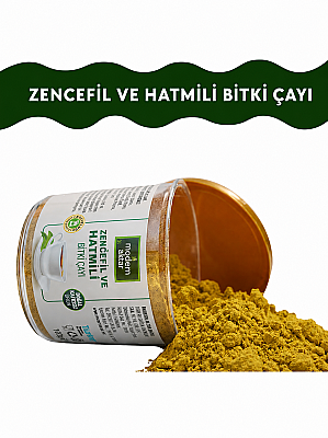 ZENCEFİL VE HATMİLİ BİTKİ ÇAYI 120 GR - 1