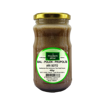BAL-POLEN-PROPOLİS-ARI SÜTÜ KARIŞIMI 480 GR - 1