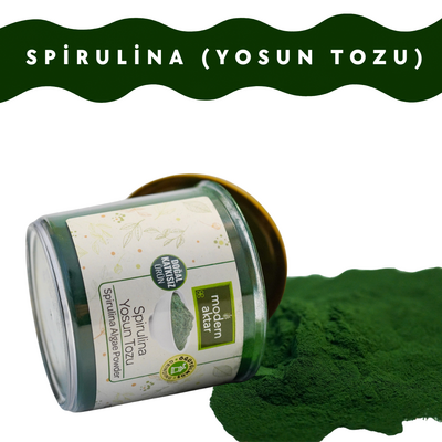 SAF YOSUN TOZU - SPİRULİNA 100 GR - 1